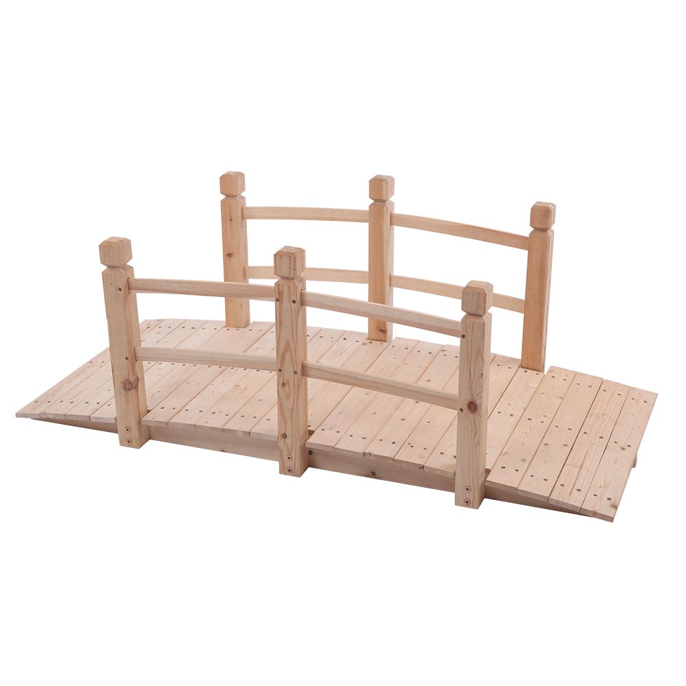 Burlywood Decorative Garden Bridge – main product view
