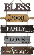 12x18-Inch “Bless the Food” Kitchen Wall Sign