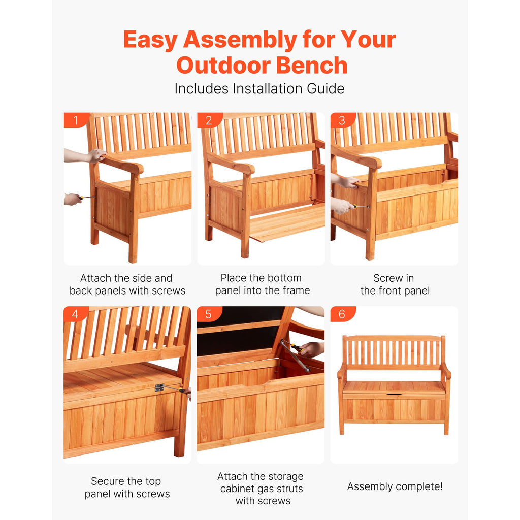 33-Gallon Outdoor Storage Bench – product view 5 of 11