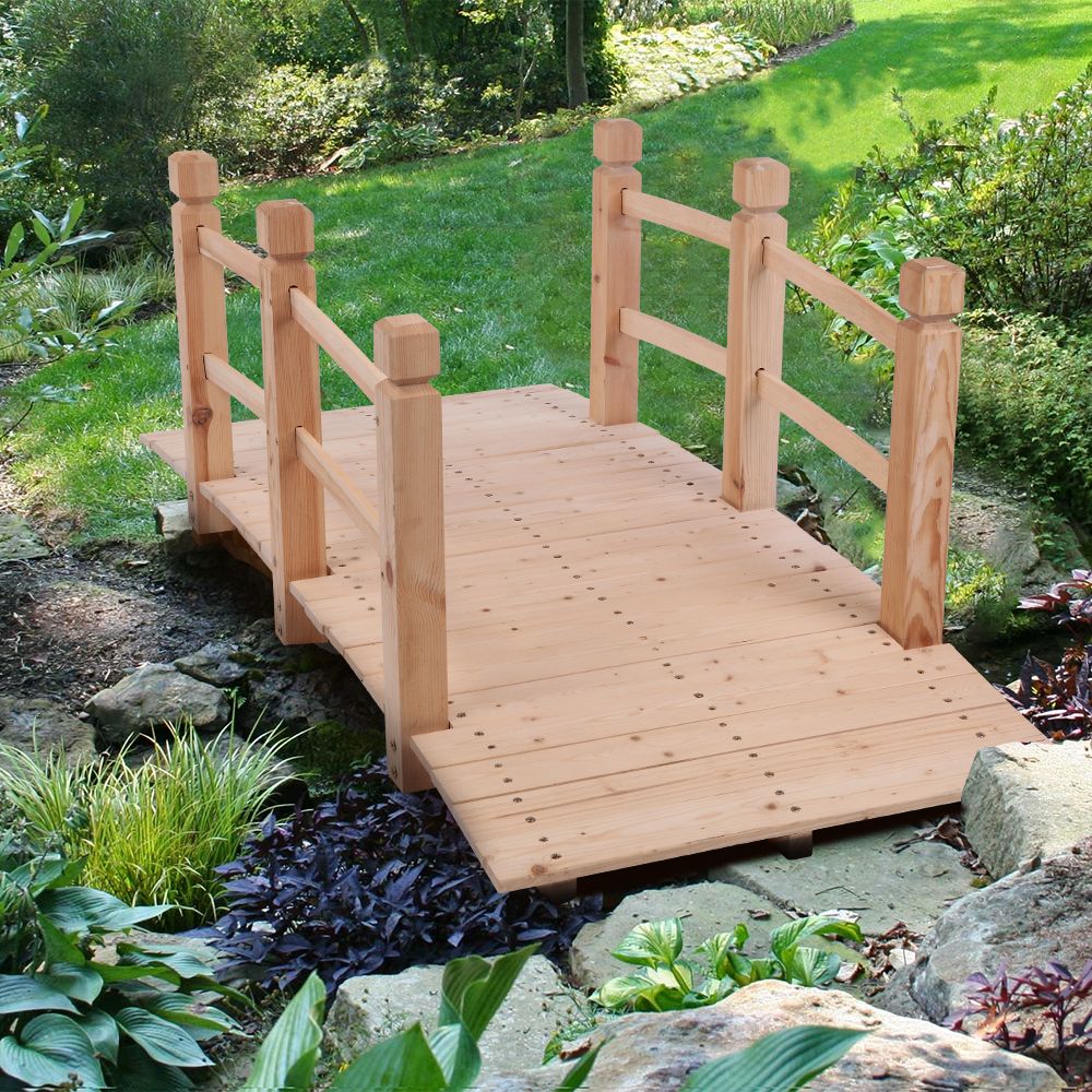 Burlywood Decorative Garden Bridge – product view 5 of 12