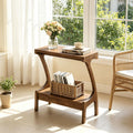 Narrow 2-Tier Wood End Table – main product view