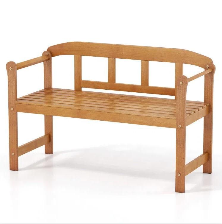 2-Seat Acacia Wood Garden Bench – product view 5 of 6