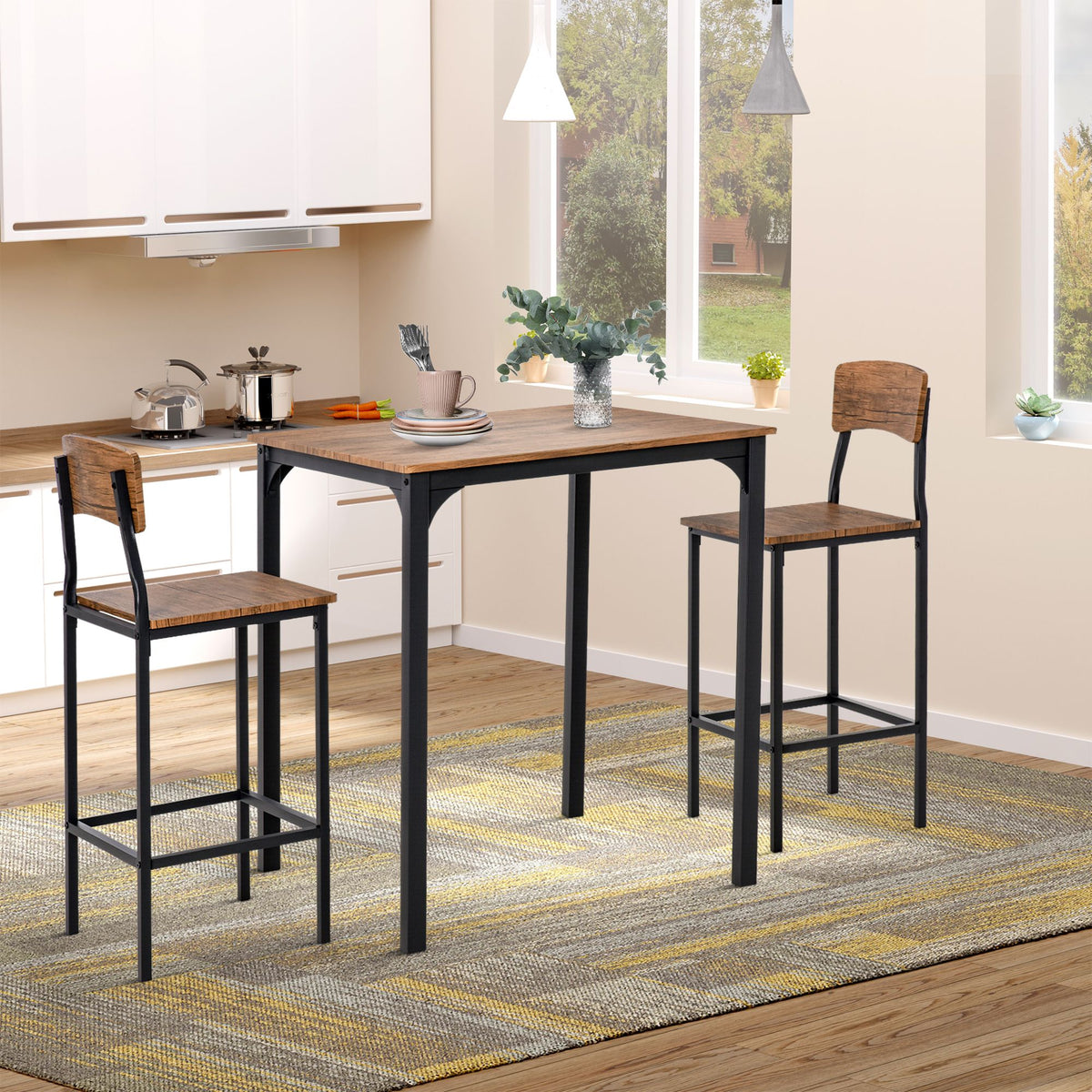 3-Piece Counter-Height Dining Set – product view 2 of 11