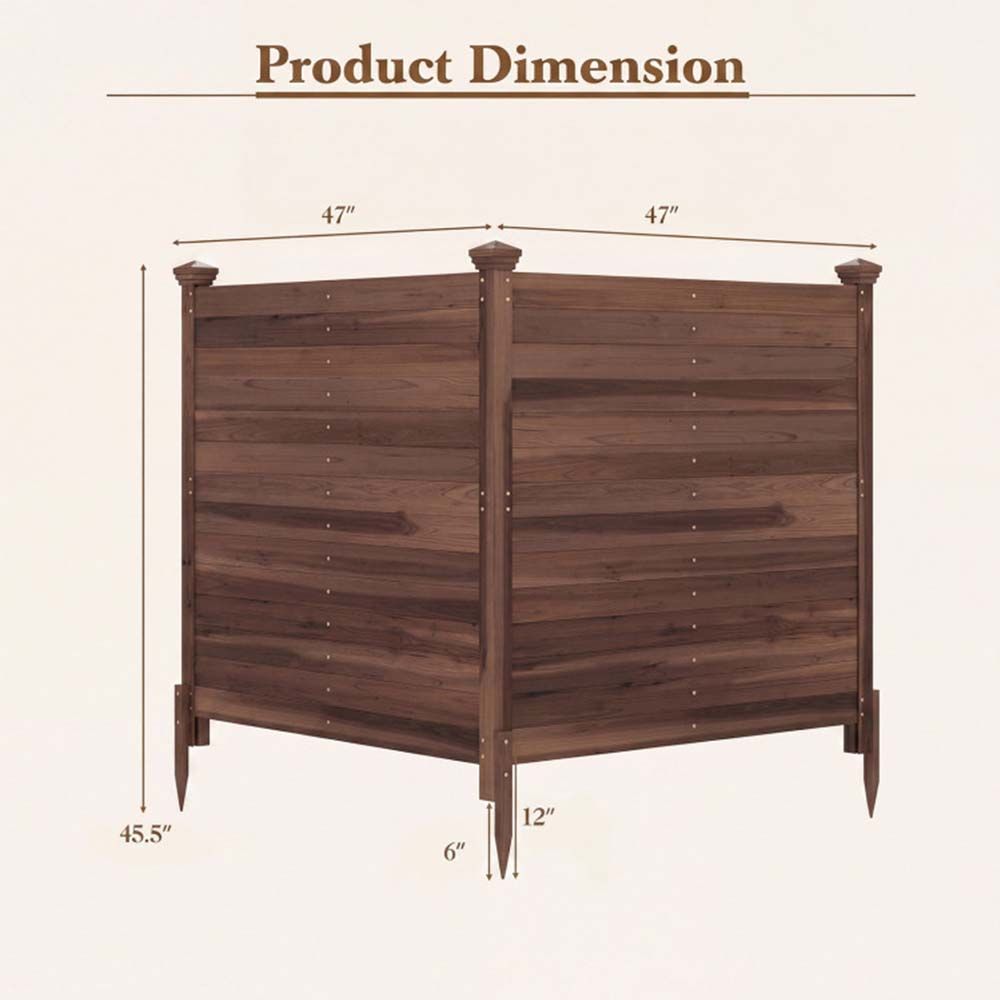Outdoor AC Privacy Fence – product view 11 of 20