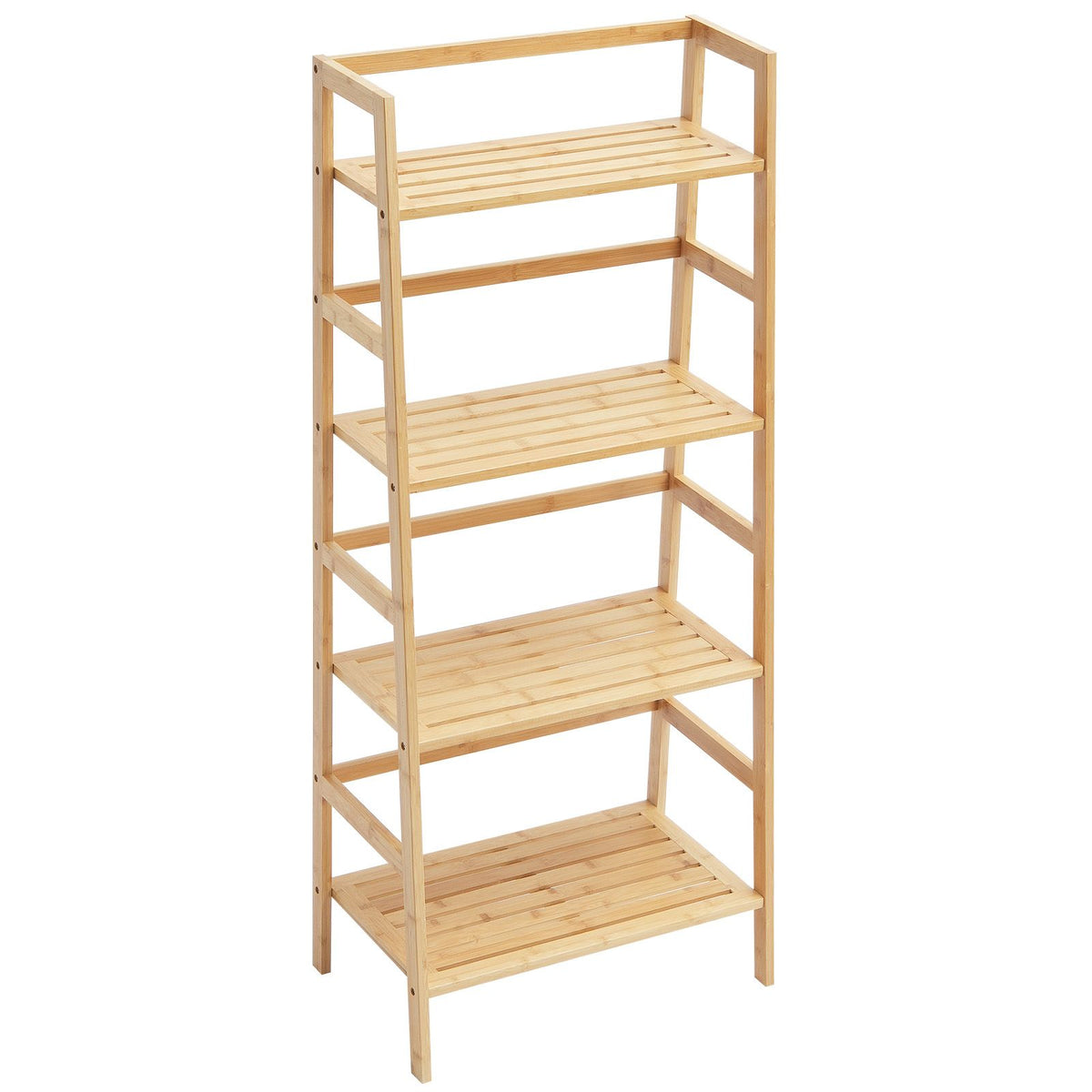 4-Tier Bamboo Ladder Shelf – product view 4 of 11
