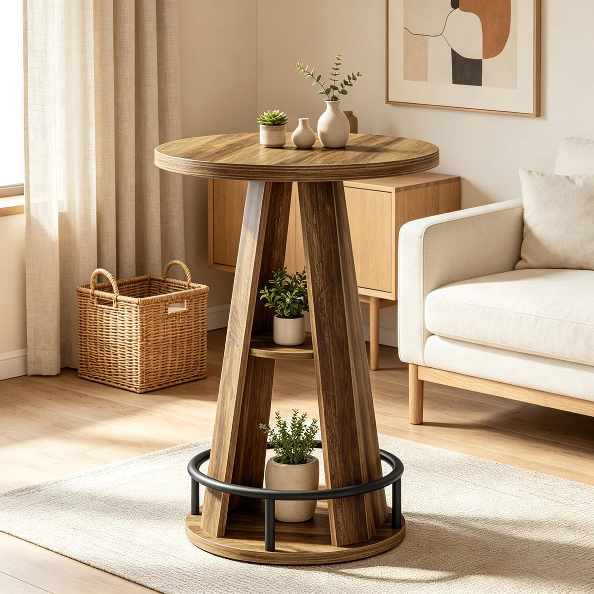 39.4-Inch 3-Tier Bar Table – main product view