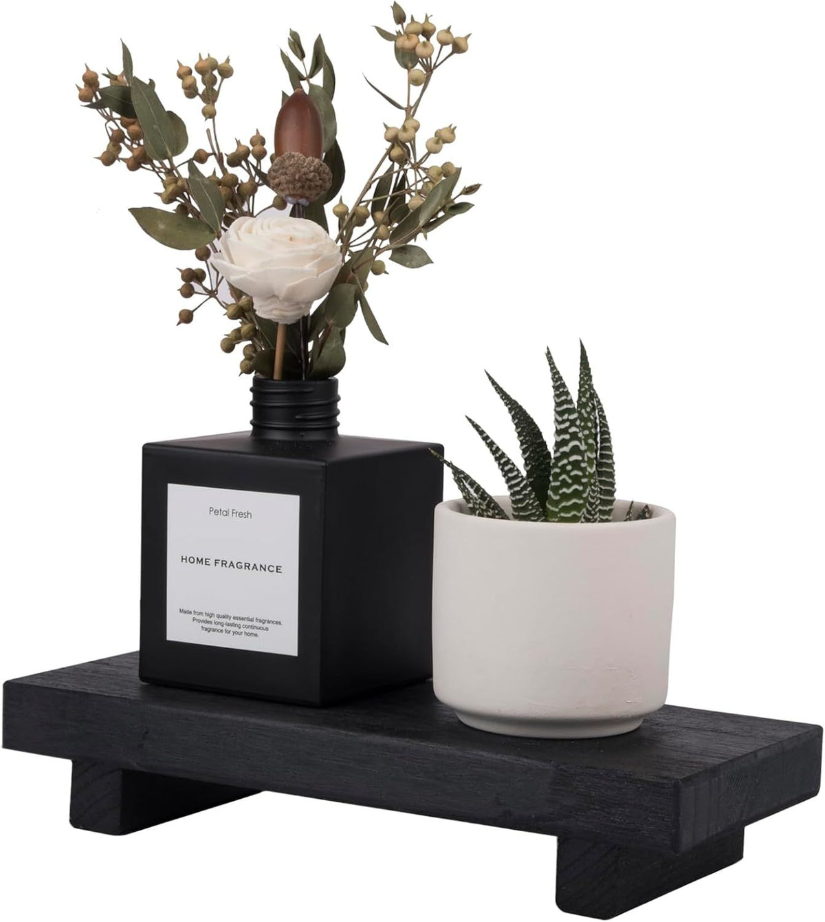 Black Wood Pedestal Tray – product view 7 of 7