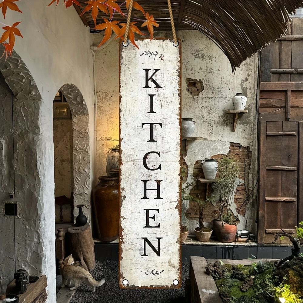 Vintage Farmhouse Wooden Hanging Sign – product view 3 of 6