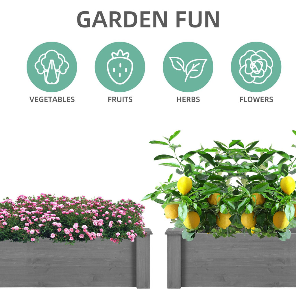 96-Inch Long Raised Garden Bed, Tool-Free Assembly – product view 8 of 15