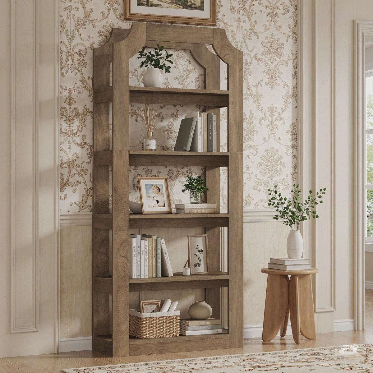 70.9-Inch 5-Tier Open Bookcase – product view 5 of 6