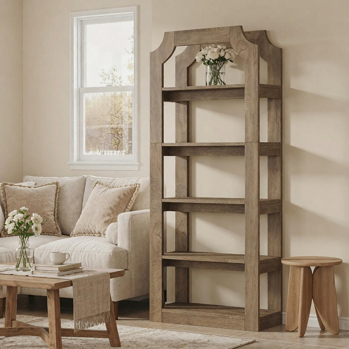 70.9-Inch 5-Tier Open Bookcase – product view 2 of 6