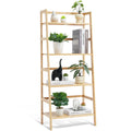 4-Tier Bamboo Ladder Shelf – main product view
