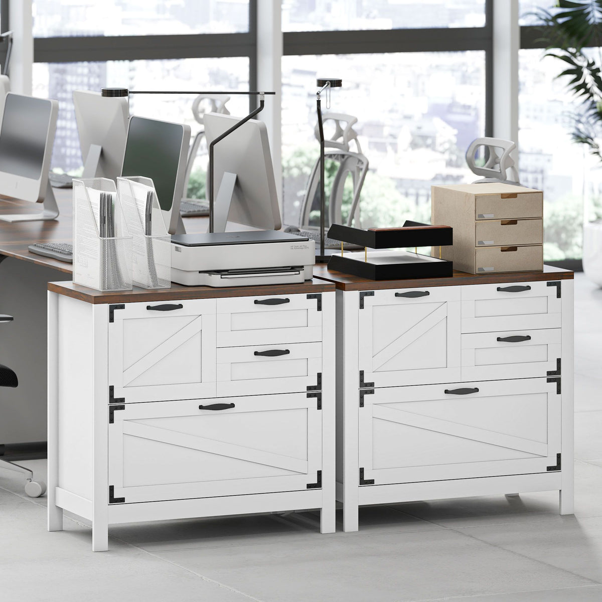 Farmhouse 4-Drawer Lateral File Cabinet – product view 8 of 11