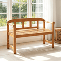 2-Seat Acacia Wood Garden Bench – main product view