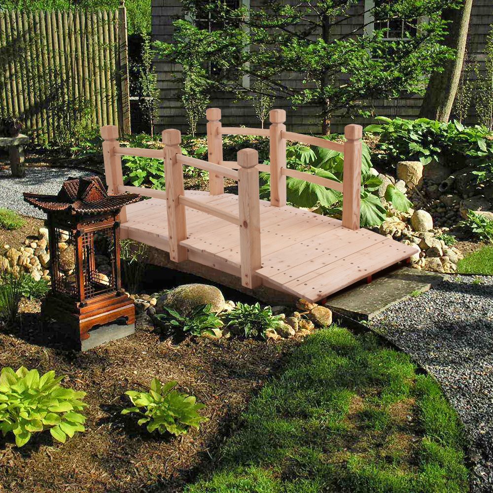 Burlywood Decorative Garden Bridge – product view 7 of 12