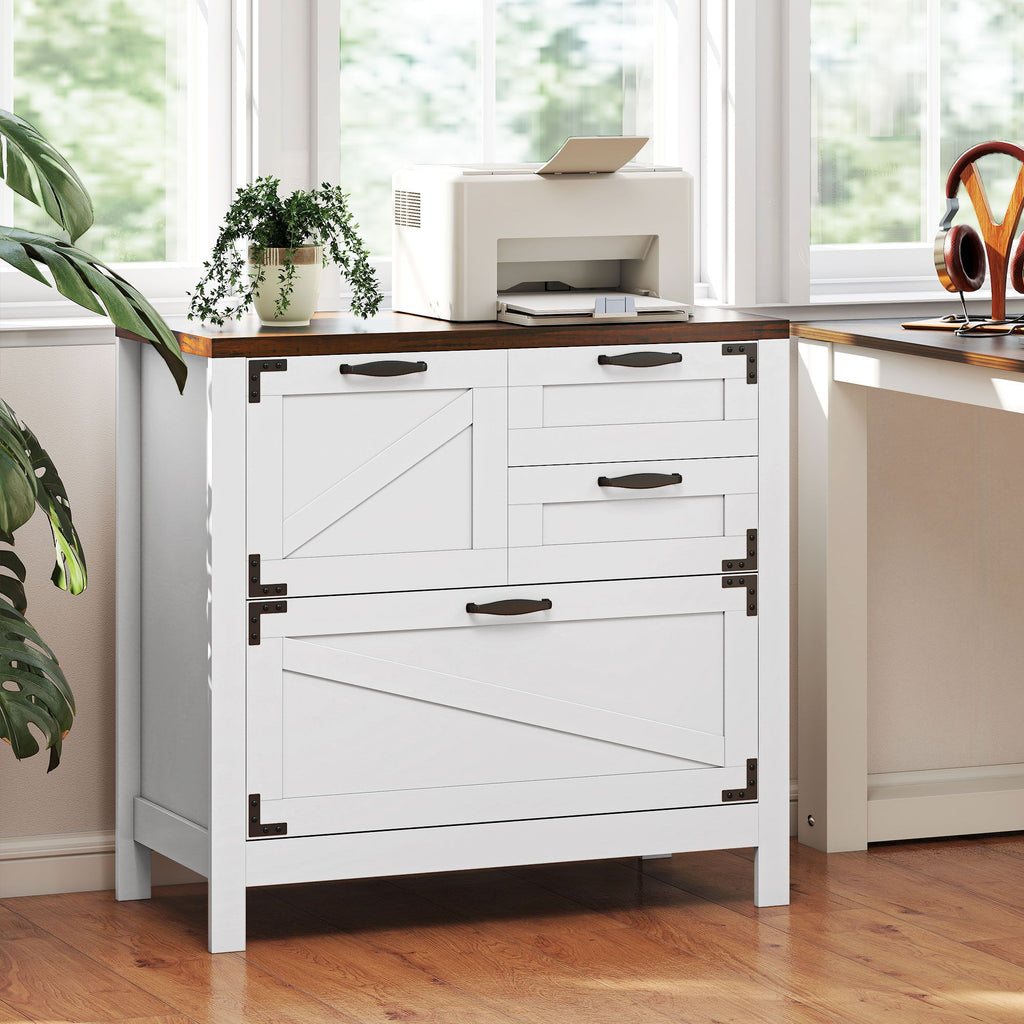 Farmhouse 4-Drawer Lateral File Cabinet – product view 2 of 11