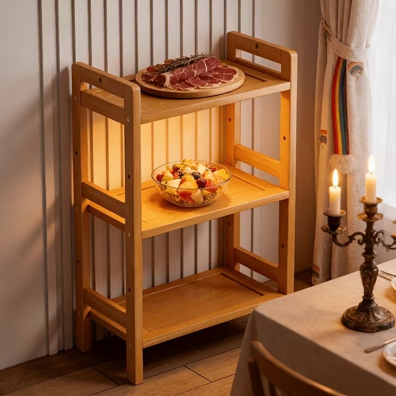 3-Tier Bamboo Storage Shelf – product view 2 of 8
