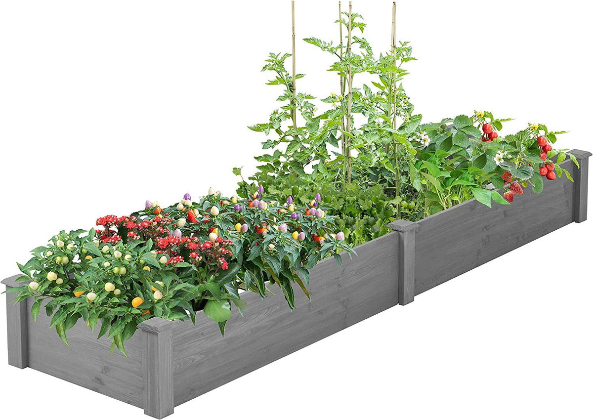 96-Inch Long Raised Garden Bed, Tool-Free Assembly – product view 2 of 15