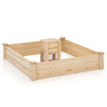 49-Inch Raised Garden Bed with Compost Bin – main product view