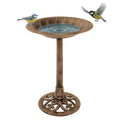 28.75-Inch Antique Bronze Bird Bath – main product view