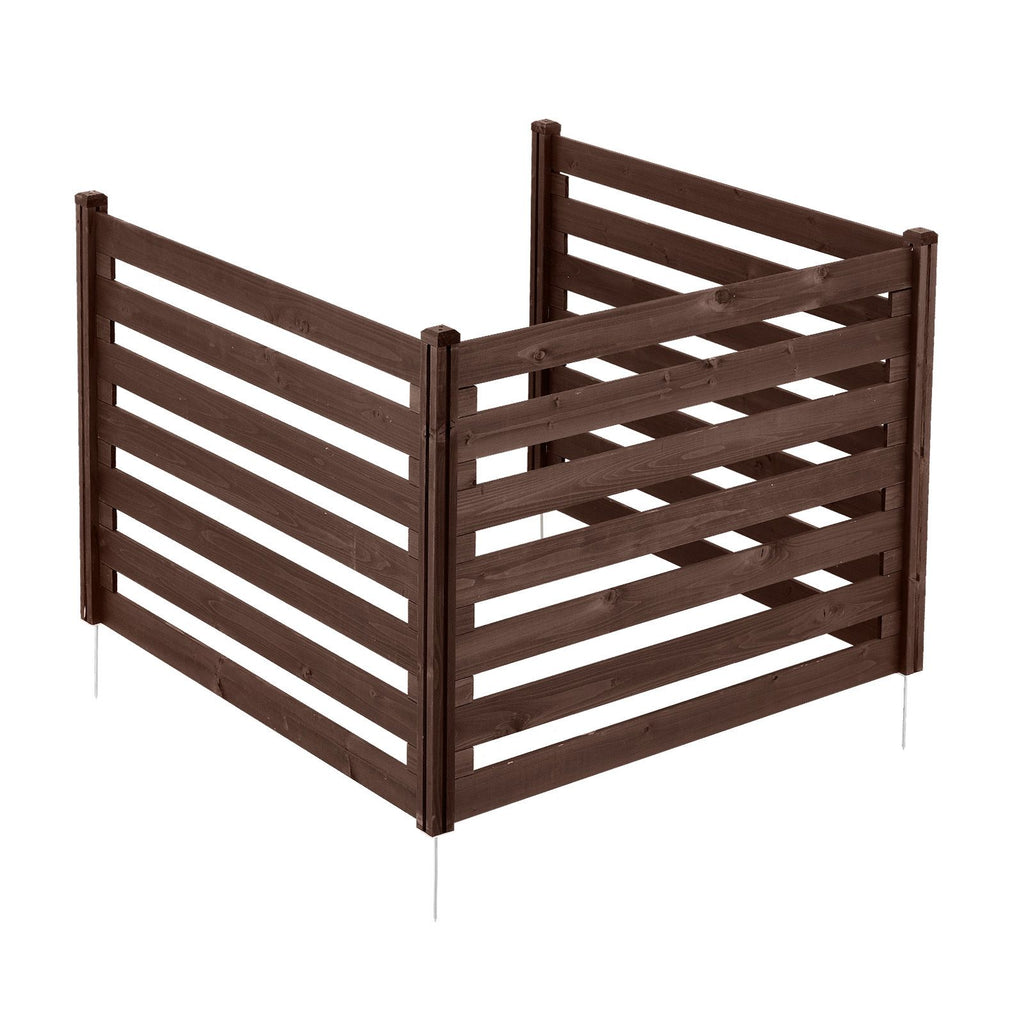 48-Inch 3-Panel Wood Privacy Fence – main product view
