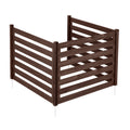 48-Inch 3-Panel Wood Privacy Fence – main product view