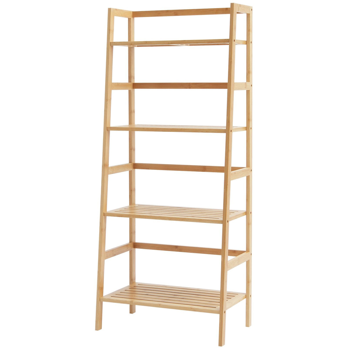 4-Tier Bamboo Ladder Shelf – product view 3 of 11