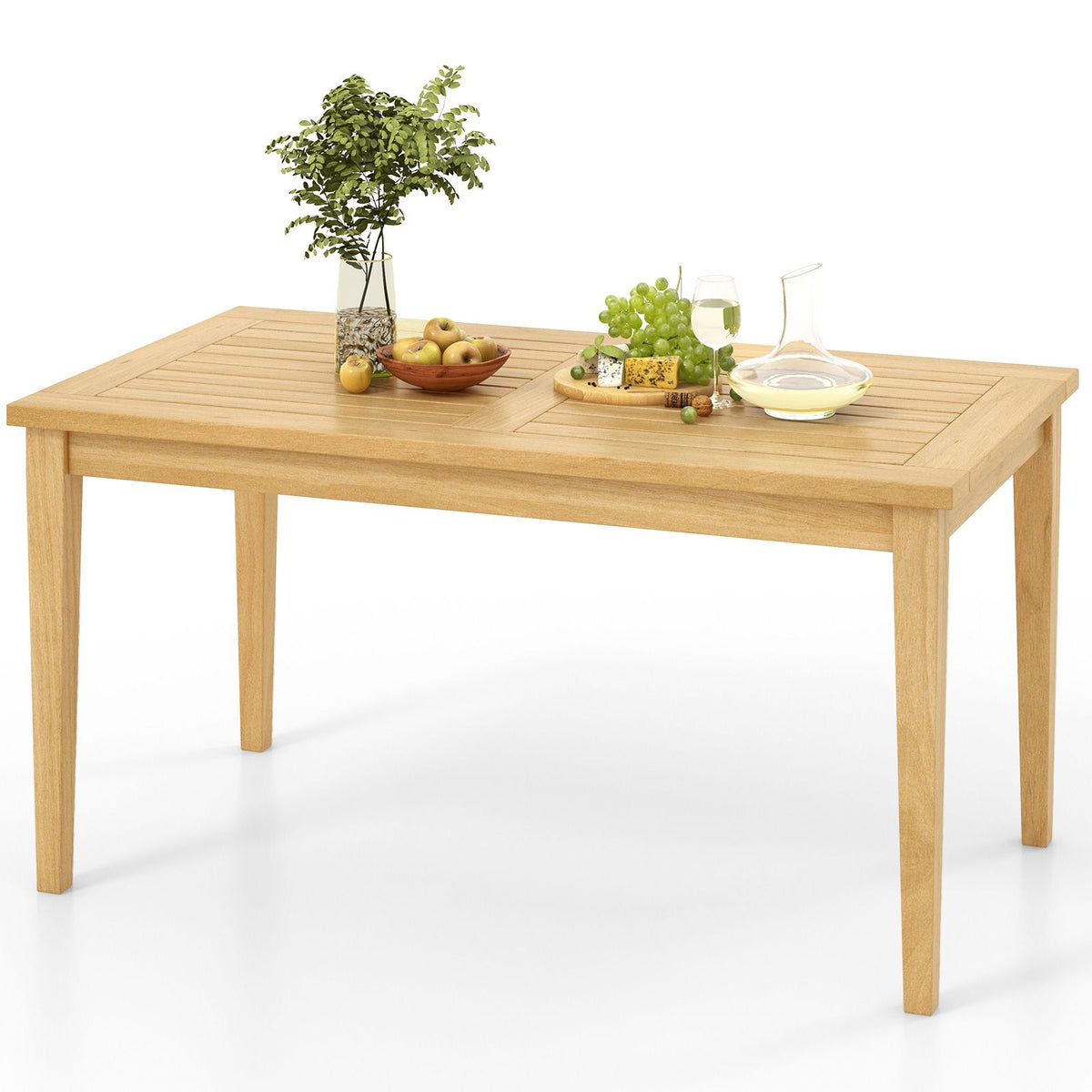 35.5-Inch Teak Outdoor Coffee Table – main product view