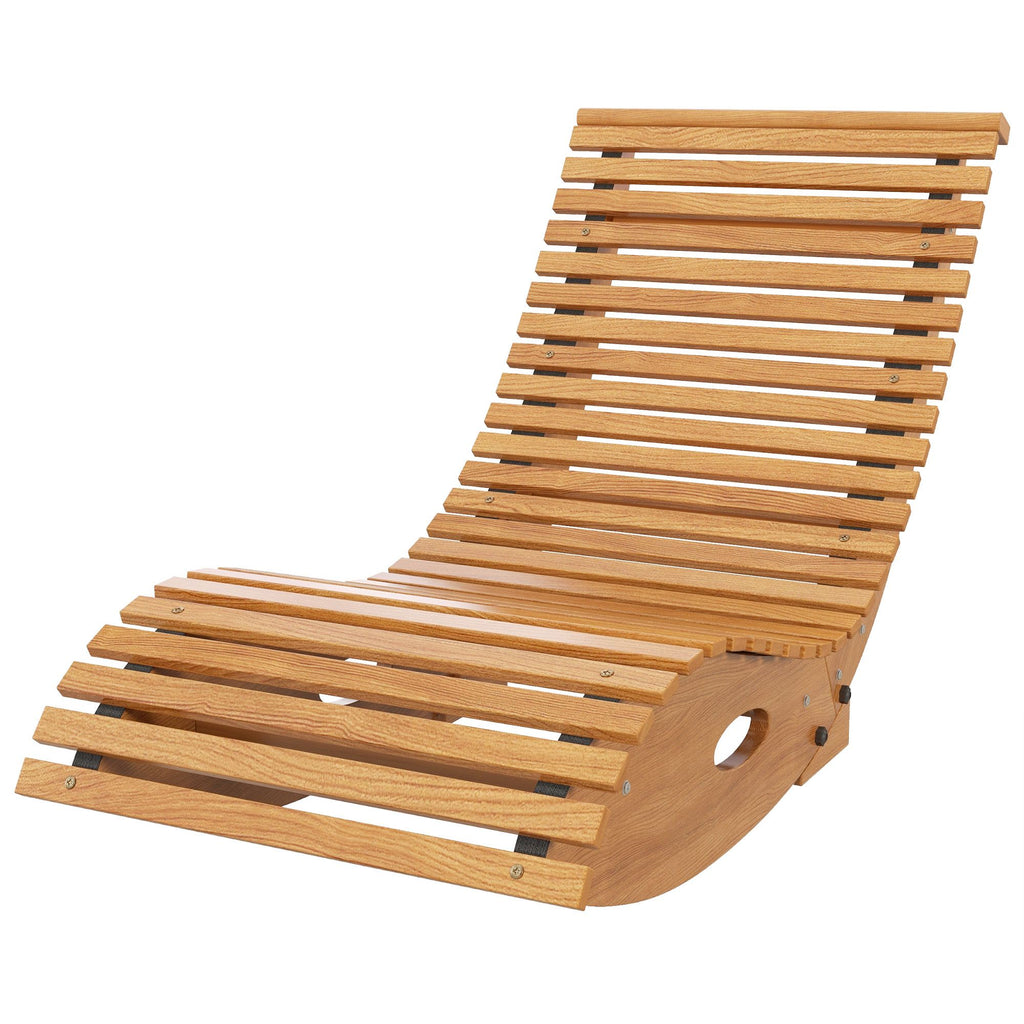 Teak Wood Outdoor Rocking Chair – main product view