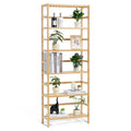 6-Tier Bamboo Bookshelf – main product view