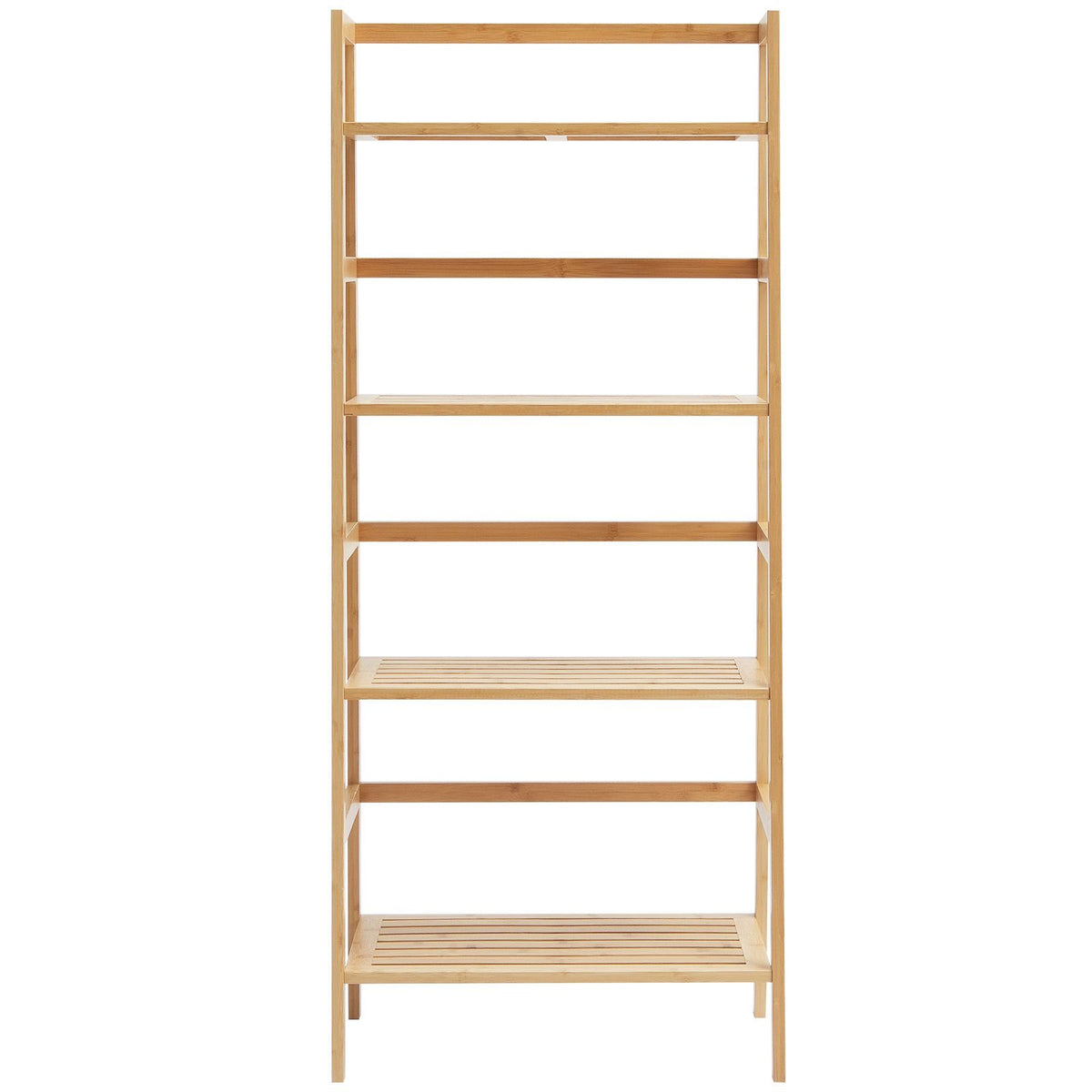 4-Tier Bamboo Ladder Shelf – product view 5 of 11