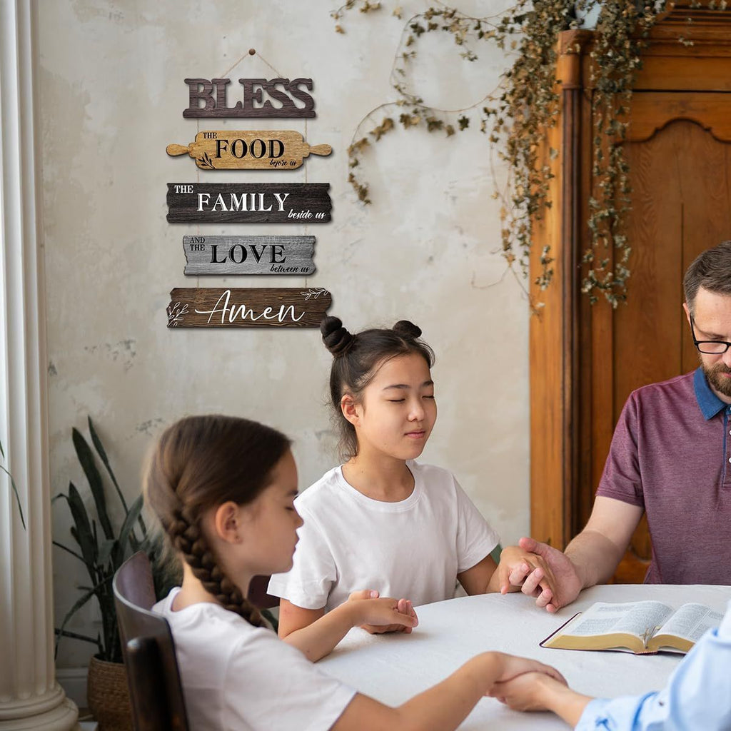 12x18-Inch “Bless the Food” Kitchen Wall Sign – alternate product view 7
