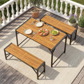 51-Inch Acacia Outdoor Dining Table – main product view