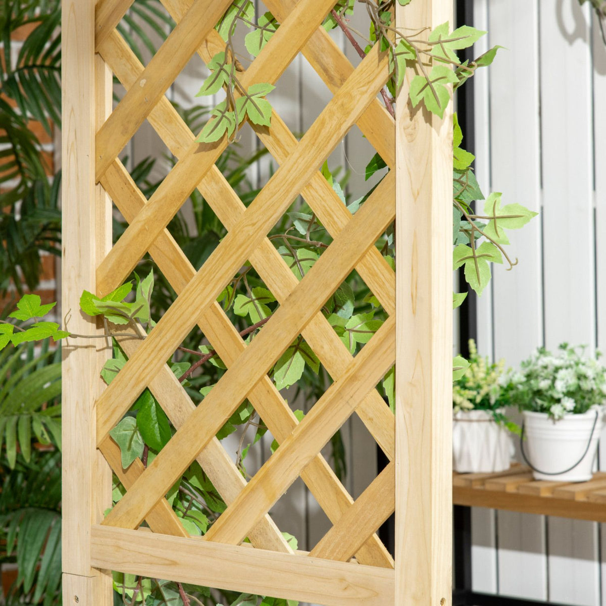 3-Seat Wood Pergola Arbor Bench – product view 8 of 9