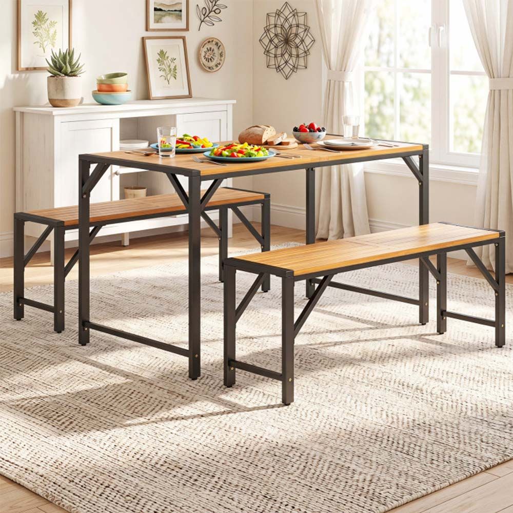 51-Inch Acacia Outdoor Dining Table – product view 2 of 11