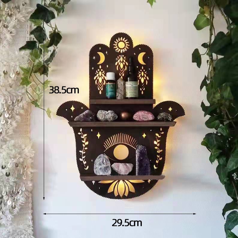 Decorative Wooden Wall Shelf – product view 8 of 15