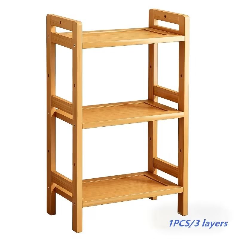 3-Tier Bamboo Storage Shelf – product view 7 of 8