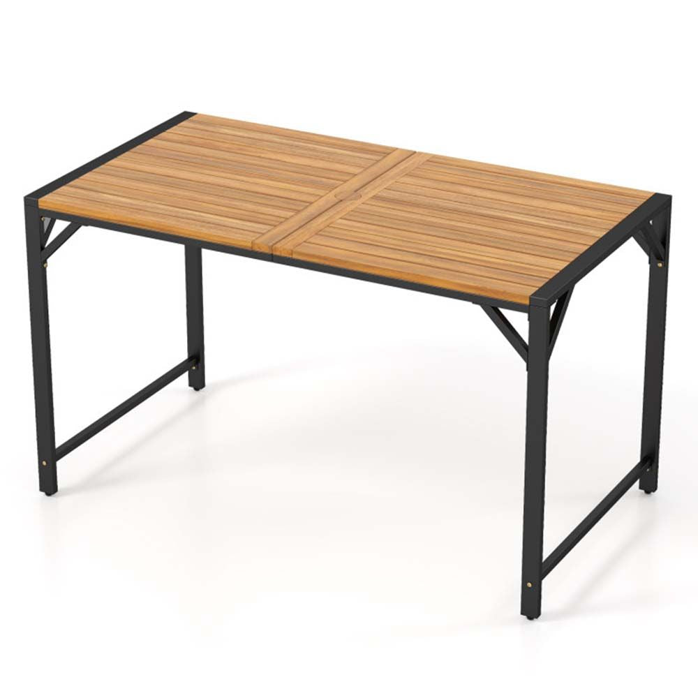 51-Inch Acacia Outdoor Dining Table – product view 10 of 11