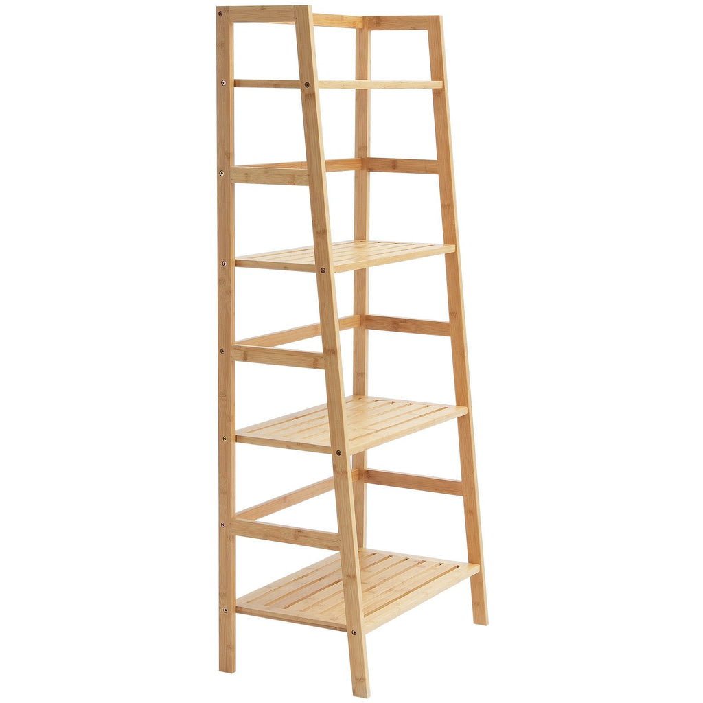 4-Tier Bamboo Ladder Shelf – product view 6 of 11