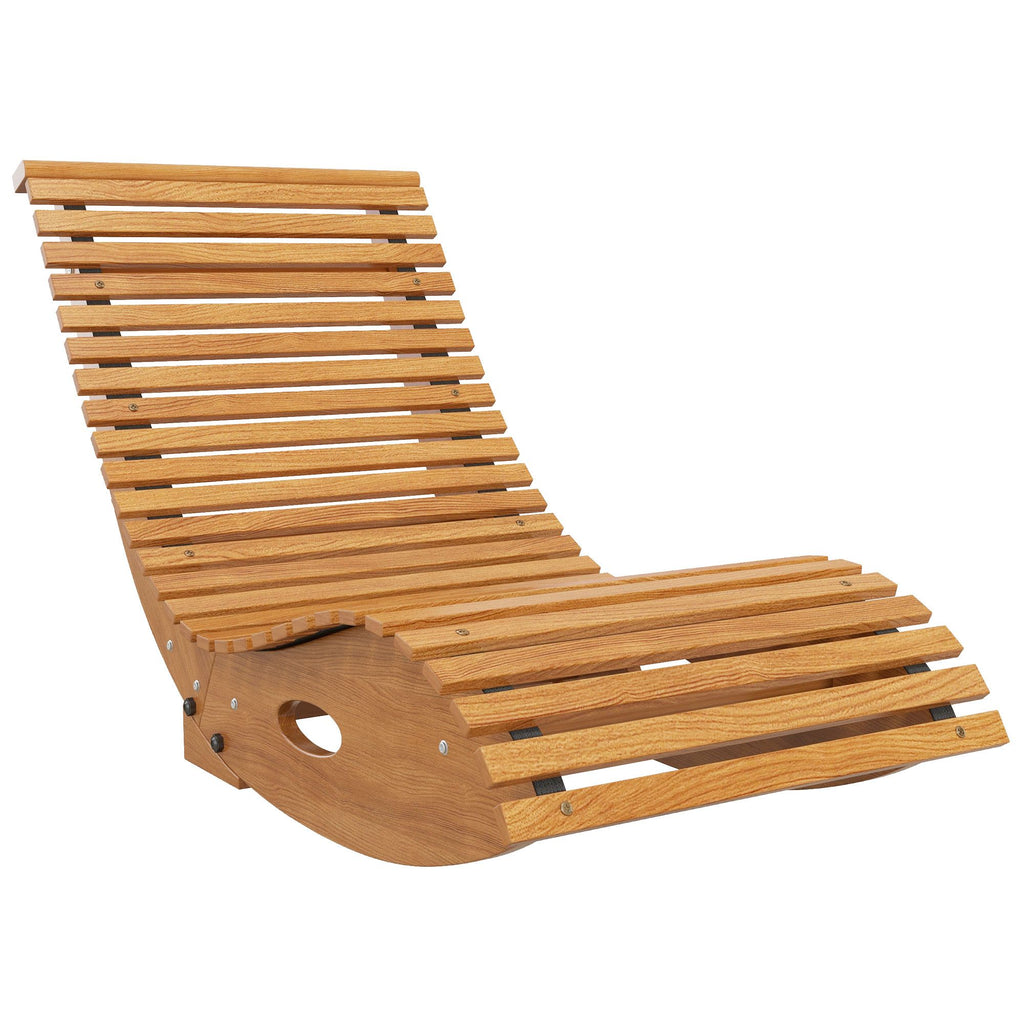 Teak Wood Outdoor Rocking Chair – product view 11 of 11