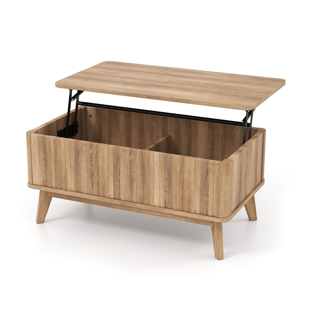 35.5-Inch Fluted Lift-Top Coffee Table – product view 4 of 12