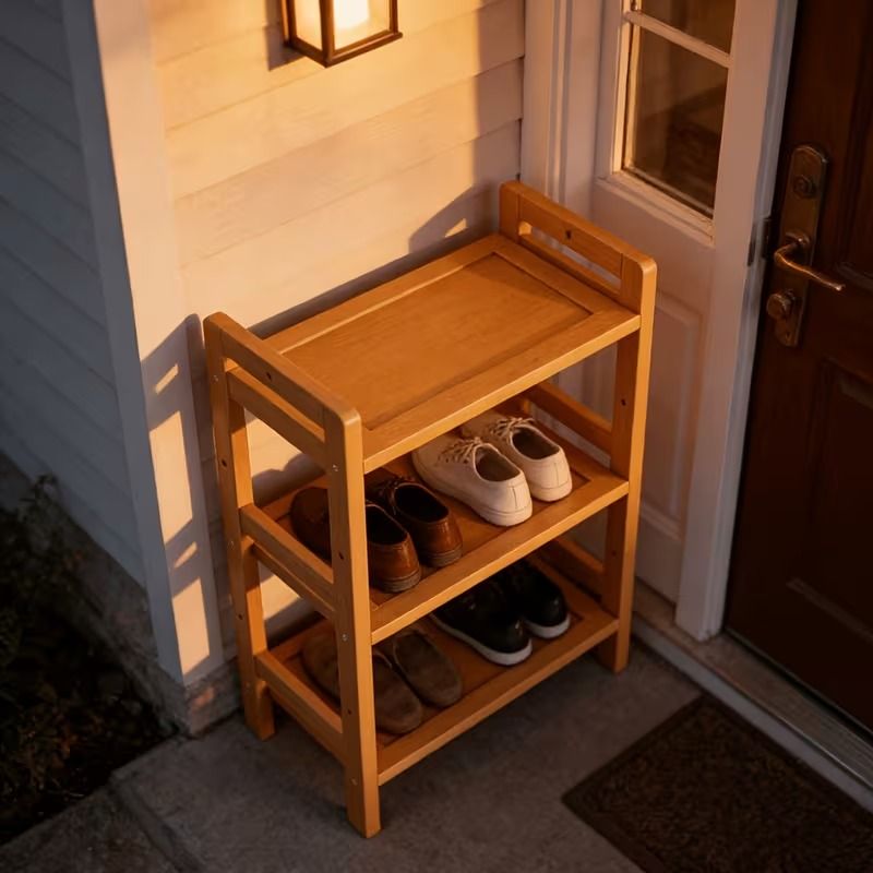 3-Tier Bamboo Storage Shelf – product view 6 of 8