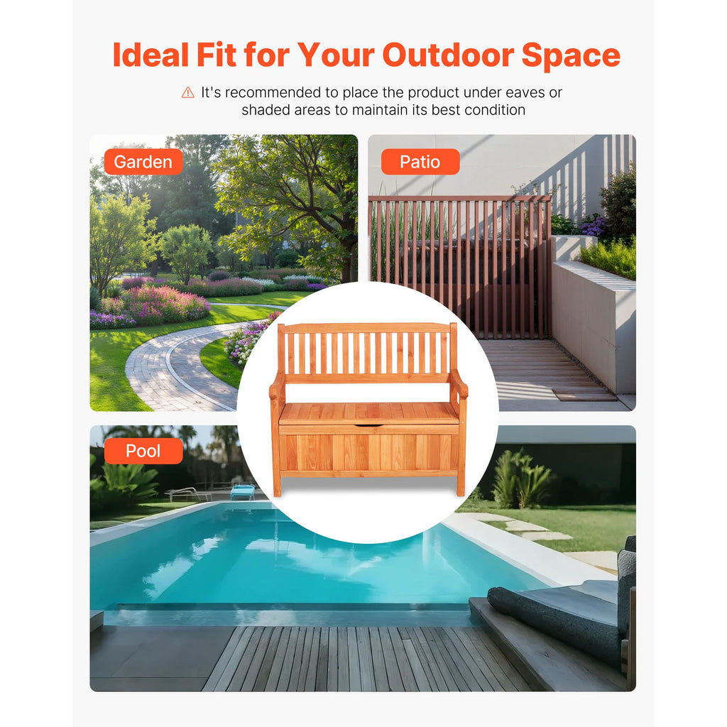33-Gallon Outdoor Storage Bench – product view 6 of 11