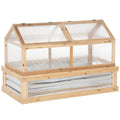 48-Inch Raised Garden Bed with Cold Frame Cover – main product view