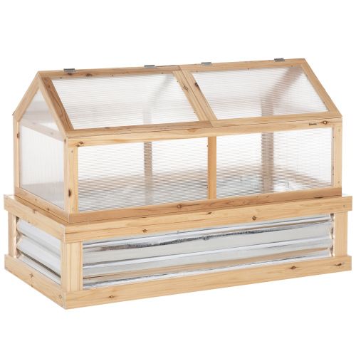 48-Inch Raised Garden Bed with Cold Frame Cover – main product view