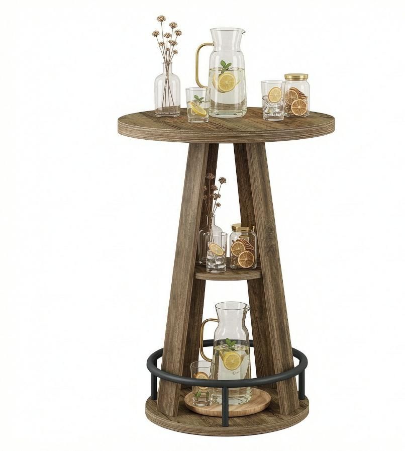 39.4-Inch 3-Tier Bar Table – product view 5 of 6