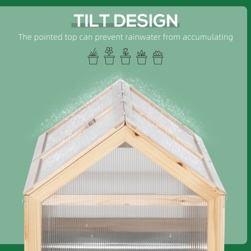 48-Inch Raised Garden Bed with Cold Frame Cover – product view 9 of 10