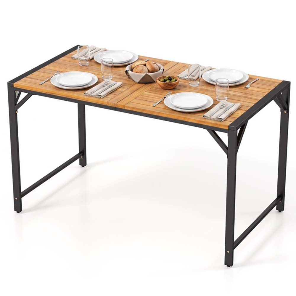 51-Inch Acacia Outdoor Dining Table – product view 9 of 11