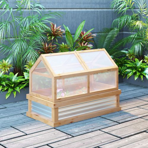 48-Inch Raised Garden Bed with Cold Frame Cover – product view 10 of 10