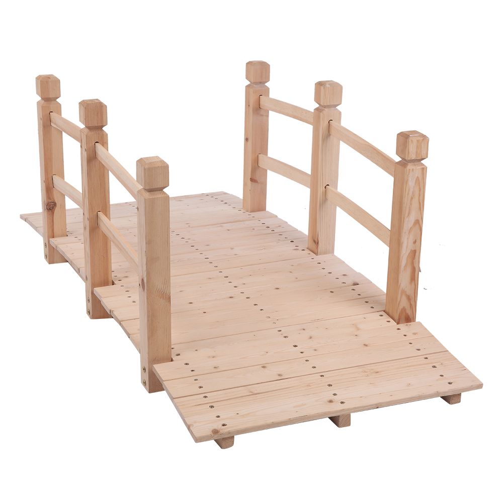 Burlywood Decorative Garden Bridge – product view 6 of 12